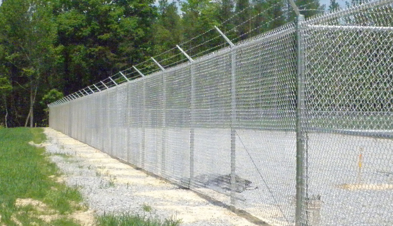 High security chain-link fence