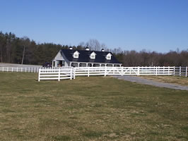 Vinyl Horse Fence